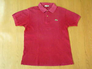 ☆　LACOSTE　ポロシャツ　4（L)　 　USED　日本製　90年代