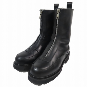 カミナンド caminando CENTER ZIP BOOTS BLACK センタージップ ショートブーツ シューズ 6 黒 ブラック 22106W/4 レディース