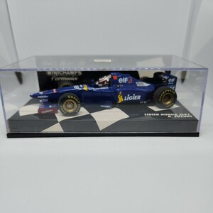 1/43 ミニチャンプス　鈴木亜久里　Ligier Honda リジェJS41