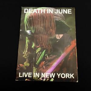 DEATH IN JUNE デス・イン・ジュン LIVE IN NEW YORK DVD ３０曲入り　NTSC　２００２年