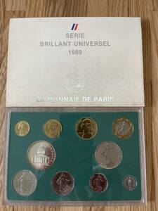 フランス - コインセット　100フラン銀貨　ボックスセット 1989 - パリ造幣局