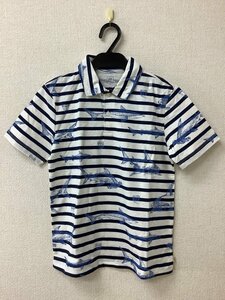 GAP タグ付き未使用 ボーダーとサメ柄トップス ブルー系 サイズ140cm L