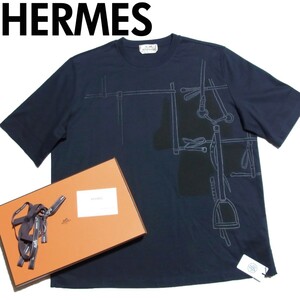 新品 24AW HERMES エルメス アルネ・アン・グアッシュ 3D Tシャツ M メンズ H467930HA