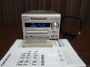 オンキョー ONKYO CD.MDチューナーアンプ本体のみ FR-X7A ジャンク品取説リモコン付き程度良品です！