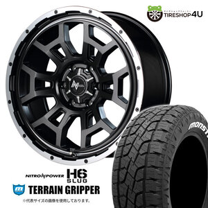 4本セット ナイトロパワーH6スラッグ 20x8.5J 6/139.7 +20 SGG MONSTA モンスタ テレーングリッパー A/T 275/55R20 WL FJクルーザー