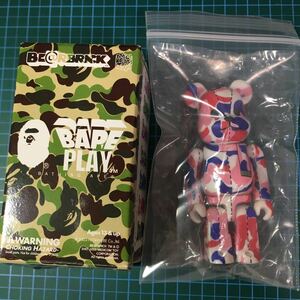 ベアブリック/A BATHING APE BAPE PLAY/エイプ シリーズ1.メディコム・トイ.BE@RBRICK 100％.内袋未開封