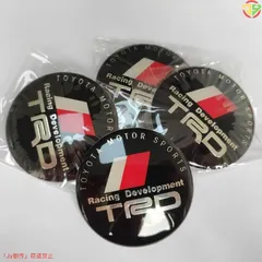 トヨタ TRD ロゴ ホイールセンターキャップシール 4枚セット 直径65mm 56mm防塵