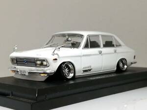 1/43 ノレブ Isuzu Florian (1967) 改 アルミ 深リム ローダウン 改造 フローリアン チンスポ デカール カスタム 国産名車 アシェット