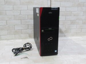 Ω 新TTPC 2548◆ 富士通 PRIMERGY TX1330 M4【 Xeon E-2144G 3.6GHz / HDD:300GB SAS 2.5インチ×3 / 16.00GB / OS無 】鍵付