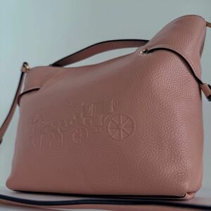 1円~ 極美品/定価10万 コーチ COACH ショルダーバッグ　肩掛け ボディバッグ　クロスボディ　ハンドバッグ レディース メンズ レザー