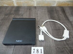 781★NEC★USBバスパワー★外付け USB接続 DVDROMドライブ★PC-VP-BU44★