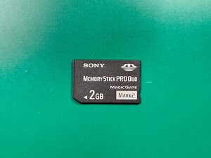 SONY ソニー MEMORY STICK PRO DUO メモリースティックデュオ 2GB 1枚 フォーマット済み 動作確認済みジャンク品