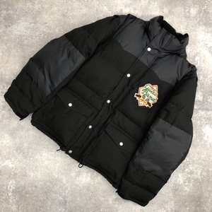 ▲ GUCCI グッチ PATCH LOGO JACKET パッチ ロゴ ジャケット ワッペン 2WAY ベスト ジップアップ ブラック 黒 サイズ46 641311 Z8AMD 104