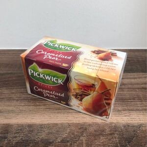 ◎国内発送　美味♪ PICK WICK 天然フレーバーティー　洋梨紅茶/キャラメリゼペア20p入箱