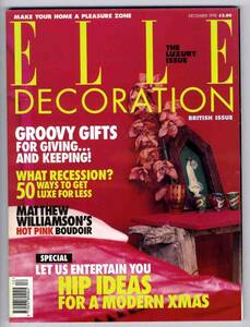 【b3368】98.12 英語版 ELLE DECORATION／Groovy Gifts,50 way...