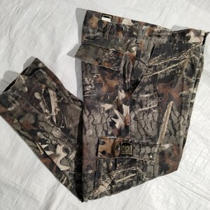 BEAR RIDGE 迷彩 リアルツリー　カモ　REALTREE　6ポケット　カーゴパンツ　cargo pant　M 軍　ハンティング　パンツ　bdu CAMOUFLAGE　