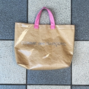 COMME des GARCONS GIRL コムデギャルソンガール 19AW PVC Kraft Tote クラフトトートバッグ ベージュ NY-K201【中目黒R11】