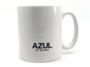 AZUL　アズール　マウジー　陶器製　マグカップ　白1個　未使用品　限定　ノベルティー　元箱はありません