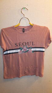 ★H&M★Ladies short sleeved shirts Tops sizeS エイチアンドエムレディース半袖シャツトップスサイズS USED IN JAPAN　難有SEOUL