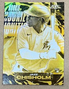 2021 Topps Fire ジャズ・チザム Jazz Chisholm Rookie Ignition Gold Mint #RI-22 RC