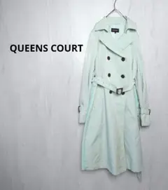 QUEENS COURT バックプリーツトレンチコート13