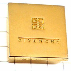 ピンバッジ・ジバンシー香水ゴールド金色 GIVENCHY◆フランス限定ピンズ◆レアなヴィンテージものピンバッチ