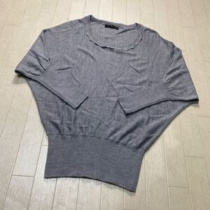 4046☆ UNITED ARROWS GREEN LABEL RELAXING トップス ニット セーター レディース グレー