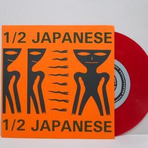 HALF JAPANESE-Postcard +4 (US Ltd.Red Vinyl 7/Orange PS)