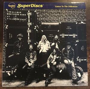 ■究極盤■THE ALLMAN BROTHERS BAND ■At Fillmore East ■2LP / Nautilus Super Discs: Listen To The Difference / オールマン・ブラ