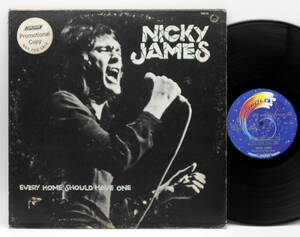 ★良盤 US ORIG PROMO LP★NICKY JAMES/Every Home Should Have One 1972年 BLUES ROCK最高 元NJ MOVEMENT(JOHN BONHAM/LED ZEPPELIN在籍)