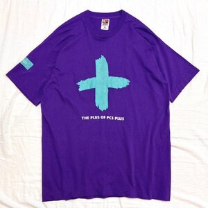 5千スタ【90s カナダ製 Bell Mobility ネットワーク 企業 プリント Tシャツ XL】メーカー クロス cross FRUIT OF THE LOOM ビンテージ 古着