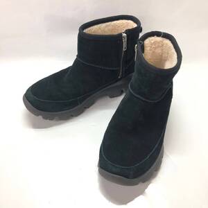 □UGG W PALOMAR SNEAKER ショートブーツ 24cm 黒 アグ レディース 1095541 DryTech スエード 複数落札同梱OK B240115-1