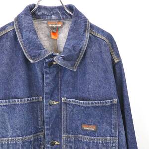 希少 00s Patagonia Hemp Denim Chore Coat パタゴニア デニム チョアコート カバーオール vintage ヴィンテージ 雰囲気系 ハチノス 90s 