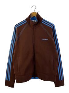 adidas◆24SS/KNIT TT/ニットトラックジャケット/ジャージ/XL/ポリエステル/BRW