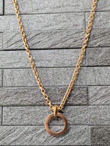 【純正品!!】クロムハーツ　CHROME HEARTS　22k キーリング　ペンダント　アイループ　指輪としても◎　