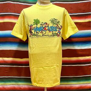 80’s Hanes WHIP UP! HAWAII HANG LOOSE Rシャツ 検索: ハワイ ビンテージ シングルステッチ Made in USA 80年代