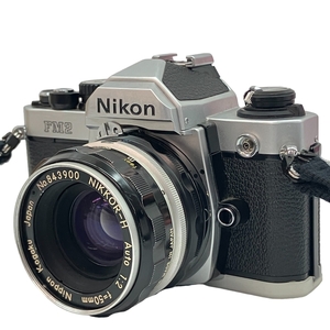 Nikon FM2 NIKKOR-H 50mm F2 フィルムカメラ レンズ セット ニコン ジャンク C8950760