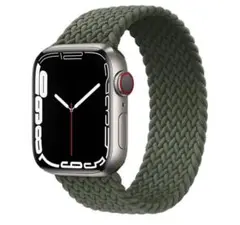 Apple Watch バンド 互換性　カーキ　42mm 44mm 45mm