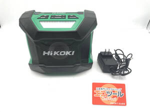 【中古品】☆HiKOKI/ハイコーキ 14.4V/18Vコードレスラジオ 蓄電池・充電器別売り UR18DA(NN) [ITDIO1OQWELS]