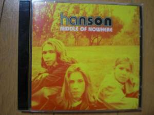 ＨＡＮＳＯＮ☆ハンソン☆ＭＩＤＤＬＥ　OF　NOWHERE　　CD