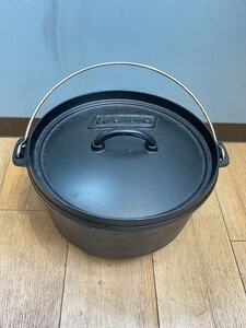 Coleman◆DUTCH OVEN/12INCH※使用感有/キャンプ用品その他/BLK