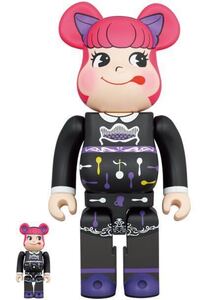 新品未開封　MEDICOM TOY BE@RBRICK ANNA SUI ペコラ 100% & 400% メディコムトイ ベアブリック 不二家 familytown