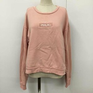 MILKFED. FREE ミルクフェド トレーナー 長袖 03174208 スウェット トレーナー 長袖カットソー Sweat Sweatshirt 10094177