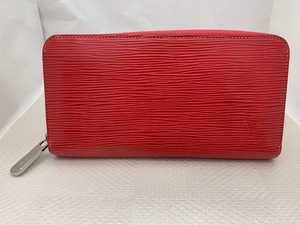 ☆1円スタート☆　ルイヴィトン LV エピ ジッピーウォレット ラウンドファスナー レッド 長財布 メンズ レディース　◆27766