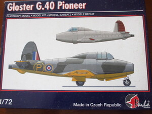 Pavla 1/72 Gloster G.40 Pioneer(箱未開封）