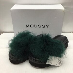 MOUSSY M マウジー サンダル サンダル 010AAS52-5080 FEATHER FLAT SANDALS 箱有 タグ付き Sandals 10116256