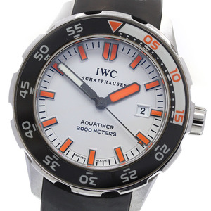 IWC IWC SCHAFFHAUSEN IW356807 アクアタイマー デイト 自動巻き メンズ _840329