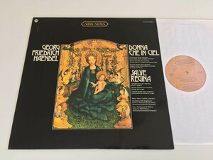 【79年イタリア盤】G.F.Haendel / Donna Che In Ciel Salve Regina コーティングジャケットLP ARS NOVA VST6134 Maria Manni Jottini