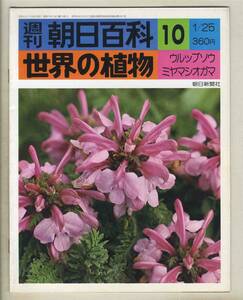 【d8891】76.1.25 週刊朝日百科「世界の植物」10／ウルップソウ、ミヤマシオガマ、… 