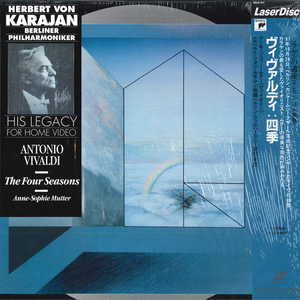 LASERDISC Herbert Von Karajan カラヤンの遺産 ヴィヴァルディ 四季 SRLM941 SONY CLASSICAL /00800